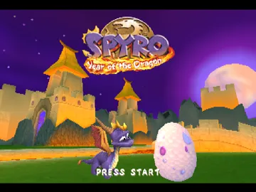 Spyro - Year of the Dragon (US) screen shot title